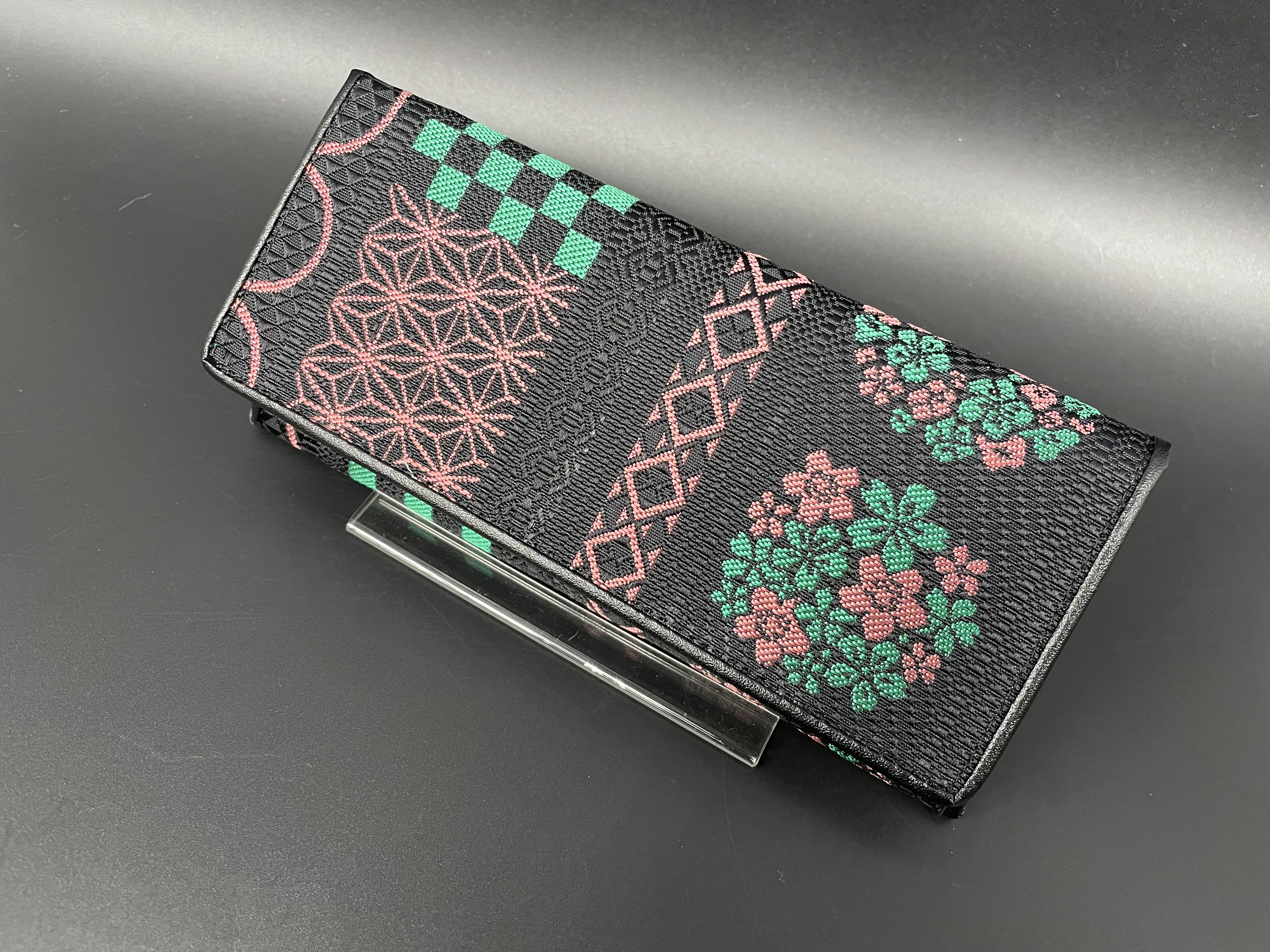 本場筑前　博多織　長財布 新品 本場 筑前 高級博多織 和柄 長財布 渋い 難有 訳あり