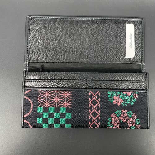【新品木箱入り】本番筑前 高級博多織 3つ折り 正絹 財布 日本橋 三つ折りミニ財布［t］