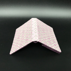 博多織七宝柄オリジナルBOX型名刺入れ ピンク 七宝柄 人気商品 3枚目の画像