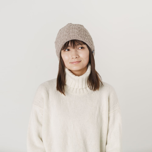 2WAY】ねじりネックウォーマー【アンゴラ混】 ネックウォーマー