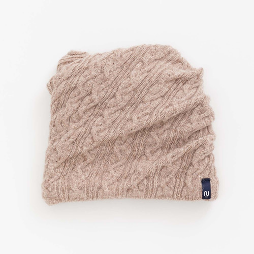 2WAY】ねじりネックウォーマー【アンゴラ混】 ネックウォーマー