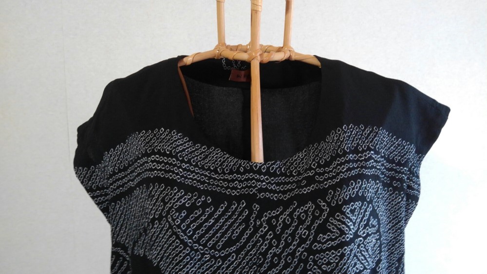 着物リメイク　兵児帯(へこおび)のベスト