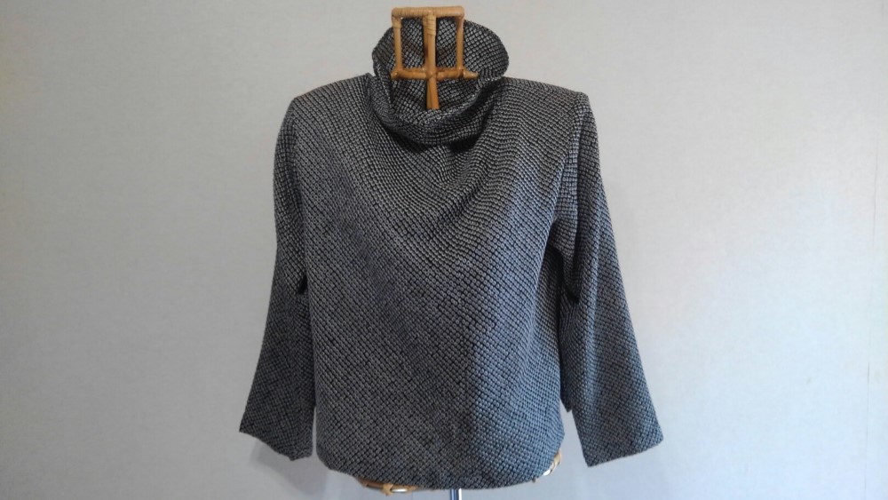 【着物リメイク】絞りのオーバーブラウス