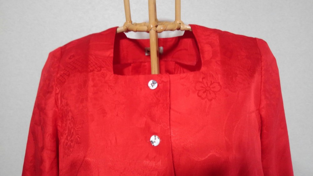 着物リメイク　　元気上品な大人ジャケット