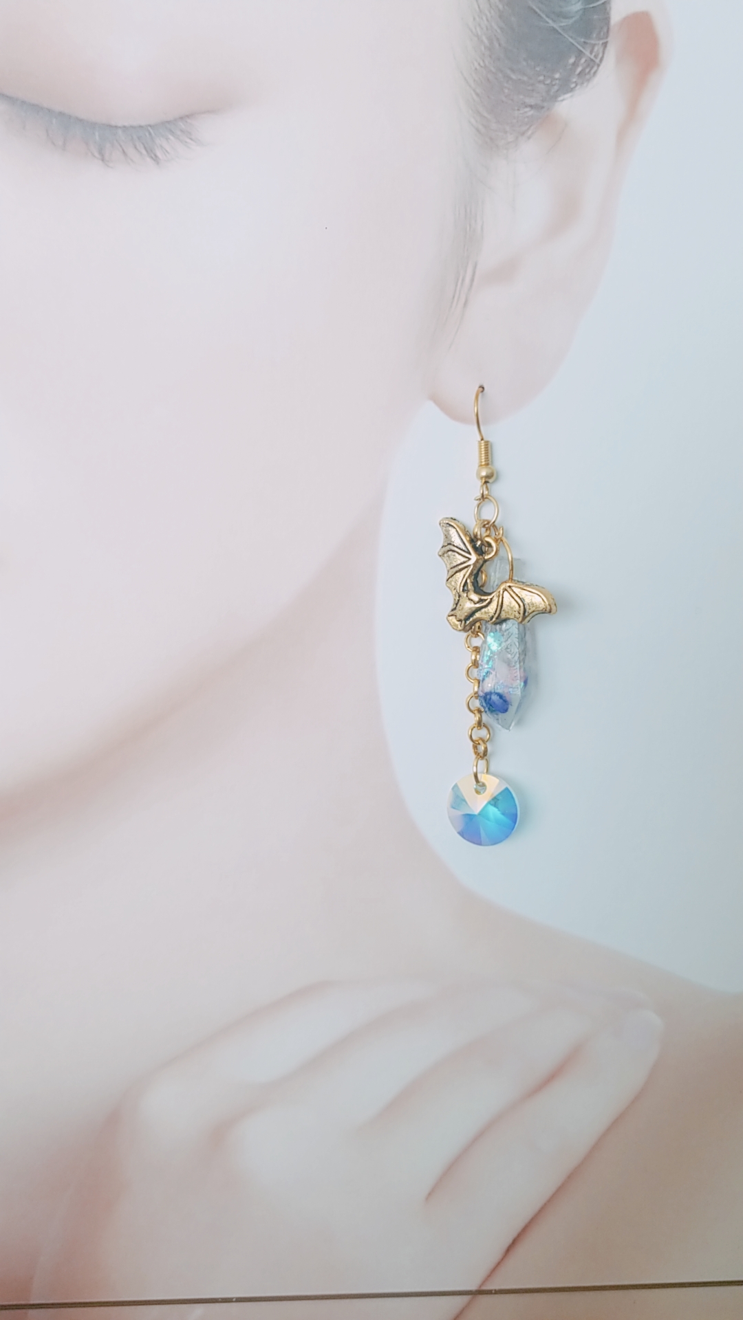 コウモリピアス