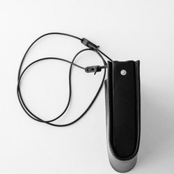 スモールサイズ　レザーショルダーバッグ｜ブラック 4枚目の画像