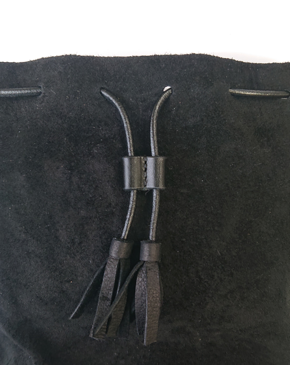 2wayのレザー巾着【Switch】｜2toneカラー 6枚目の画像