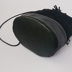 2wayのレザー巾着【Switch】｜2toneカラー 8枚目の画像