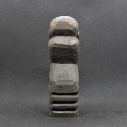 祈り(自刻像)（16cm クス材 着色 jk0711）仏像 円空仏 摸刻 木彫 7枚目の画像