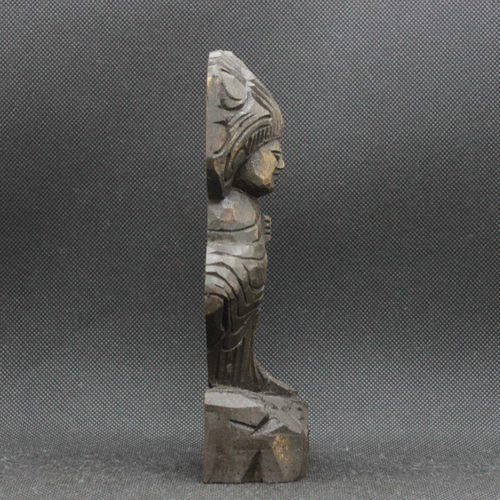蔵王権現（16cm クス材 着色 zg0826）仏像 円空仏 摸刻 木彫 彫刻 円空