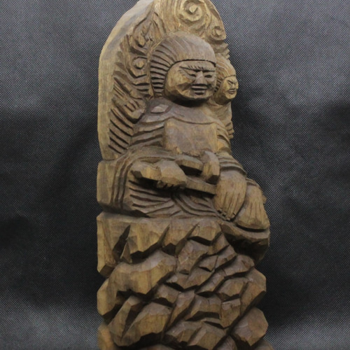 予約制作：両面宿儺（高さ：30cm ）仏像 円空仏 木彫 彫刻 円空工房