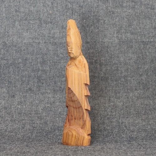 木彫り円空仏？ Amazon.co.jp: 木彫 円空仏 高さ67cm / (仏教美術 置物 一刀彫
