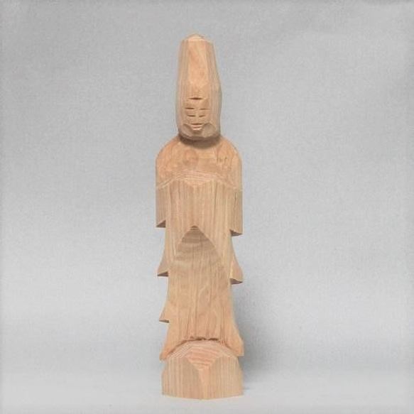 円空彫り仏像：木端仏（kp20190314） 彫刻 円空工房クリーマ店