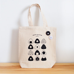 おにぎりトートバッグ(缶バッジ付)/ONIGIRI COLLECTION おにぎりトートバッグ(缶バッジ付)/ONIGIRI COLLECTION