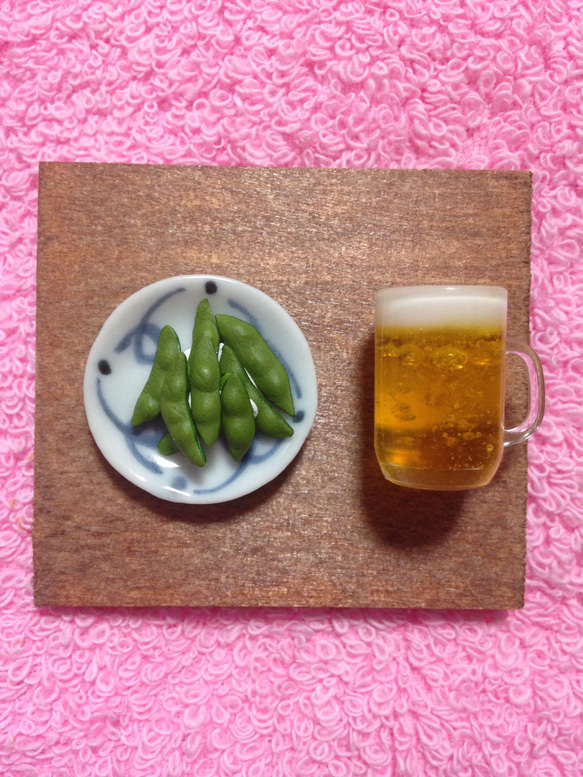チョット一杯 ビールと枝豆 2枚目の画像
