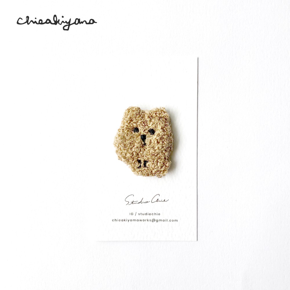 【受注制作】どうぶつブローチ / CHOCO