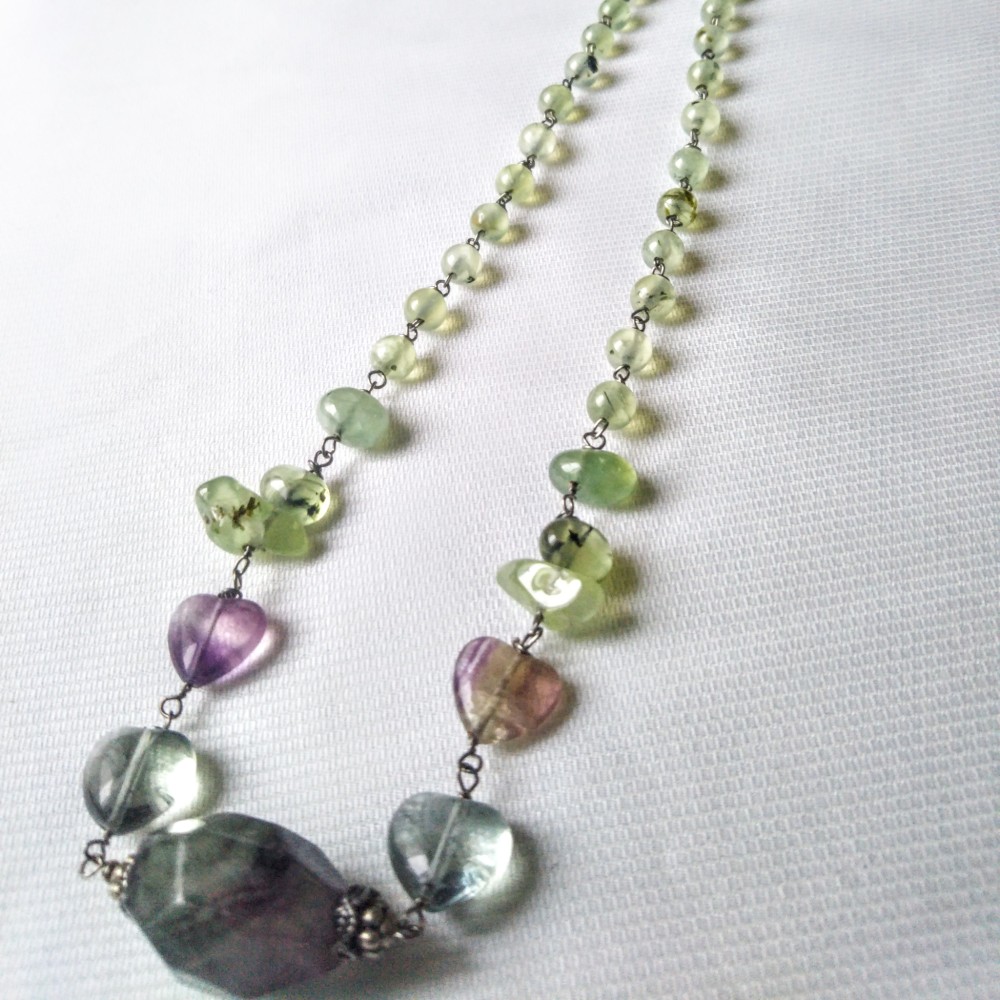 フローライトネックレス
