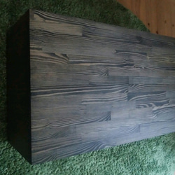 折りたたみローテーブル　アイアンブラック調 3枚目の画像