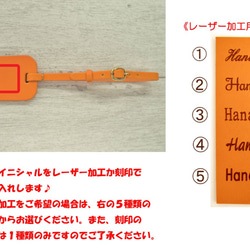 【受注生産】可愛いベルト仕様のネームタグ 4枚目の画像