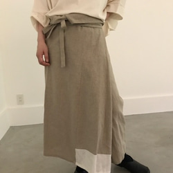 3カラ―　巻きスカート 2枚目の画像