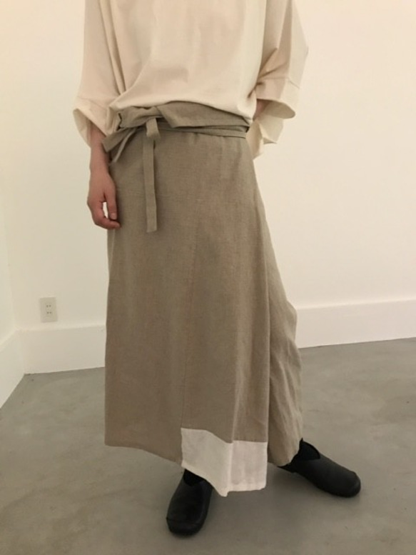 3カラ―　巻きスカート 2枚目の画像