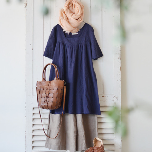 arome de muguet 革製バッグ arome de muguet アロマドミュゲ レザー ハンドバッグ 編み込み
