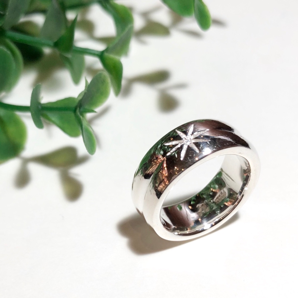 純銀製＊彫りデザインリング【送料無料】