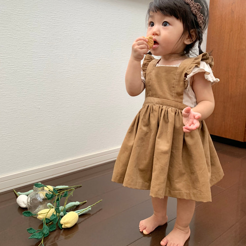 BABY Nounours エプロンワンピース ミント　グリーン ロリィタ クマ 甘ロリハートエプロンワンピース | Maiden's Rêve