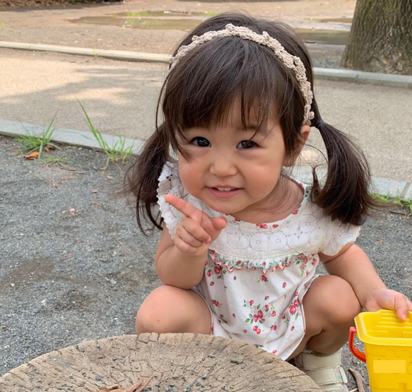 ヘアバンド＊カチューム　ベビーキッズ 6枚目の画像