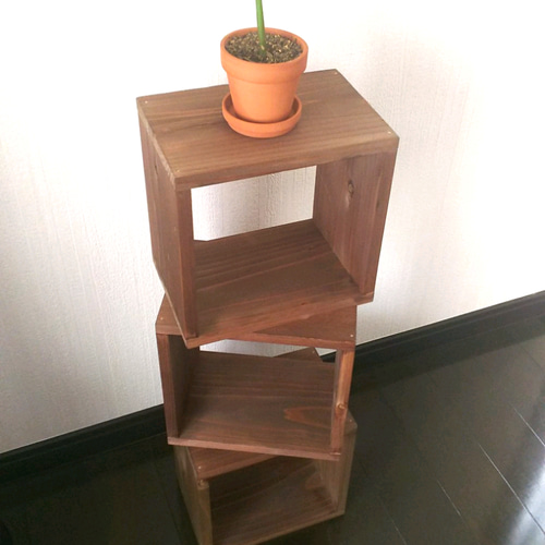 安い！大人気3点セット】オシャレなお部屋にぴったりキューブ