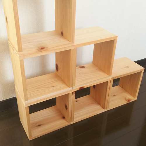 人気の6個セット【ちょっと訳あり！】安い！キューブボックス