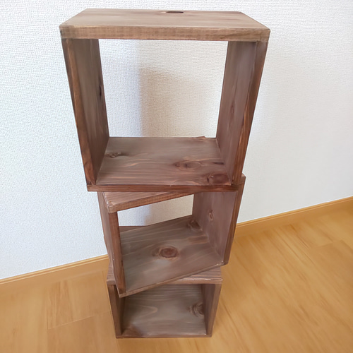 オシャレなお部屋にキューブディスプレイボックス6個セット キューブ