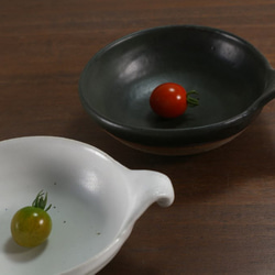 A・須恵器・とり鉢スープカップ(平たい）・白 3枚目の画像