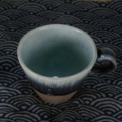 A・須恵器・フリーカップ・ブルー 4枚目の画像