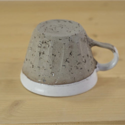 A・須恵器・コーヒーカップ（角）・白 4枚目の画像