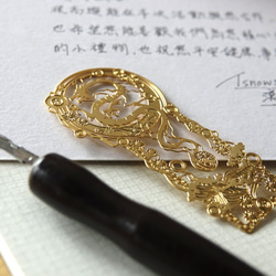 Dragon Bookmark 魚躍龍門書籤 金色 第3張的照片