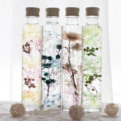 【花草標本】少女嫩粉/台灣玻璃瓶(200ml) 療癒系浮游花 日本最新流行 第5張的照片