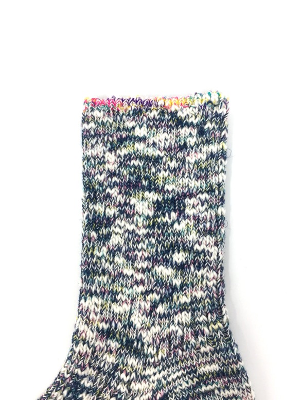 【TMSO-099 Cotton Candy Hemp Socks】NAVY size 25㎝〜27㎝ 1枚目の画像