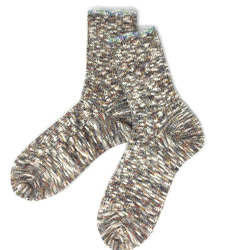 【TMSO-099 Cotton Candy Hemp Socks】GRAY size 25㎝〜27㎝ 2枚目の画像