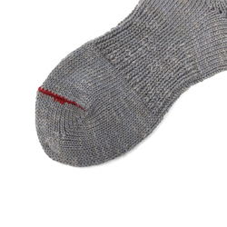 【TMSO-101 On the Lake Hemp Socks】GRAY size 23㎝〜25㎝ 麻使用 奈良産 4枚目の画像