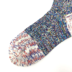 【TMSO-098 Cloud Hemp Socks】GREEN size 23㎝〜25㎝ 麻使用 4枚目の画像