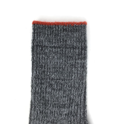 【TMSO-102 Sunbeams Leaves Hemp Socks】GRAY size 25㎝〜27㎝ 麻 ウール 1枚目の画像