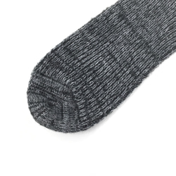 【TMSO-102 Sunbeams Leaves Hemp Socks】GRAY size 25㎝〜27㎝ 麻 ウール 4枚目の画像