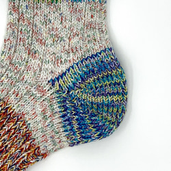 TMSO-106【Crazy Hemp Socks】RED(レッド) 25cm〜27cm 3枚目の画像