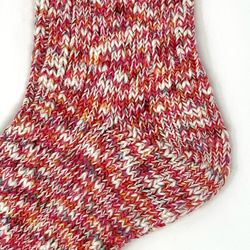 TMSO-110【Double Stome Hemp Socks】RED(レッド) 25cm〜27cm 2枚目の画像