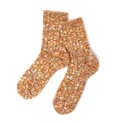 TMSO-127【Meadow Fog Hemp Socks】(ORANGE) 23cm～25cm 1枚目の画像