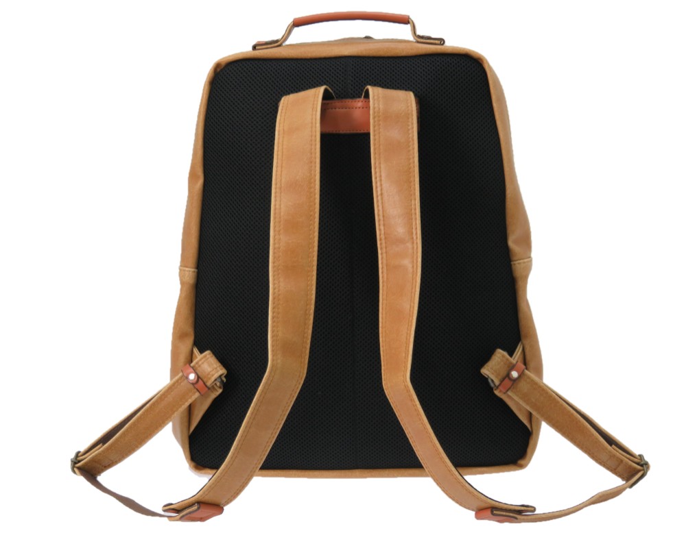 木和田　白化合皮　No.4990「レトロ リュック」　日本製