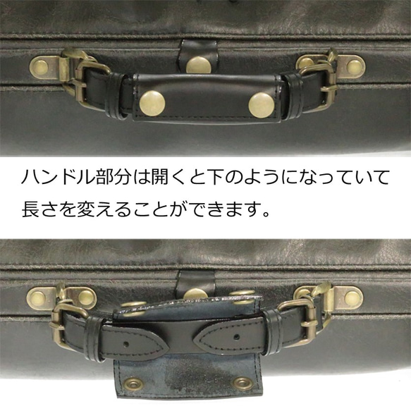 ☆送料無料☆　No.1484-01　アウトポケット付きダレスボストンバッグ（ブラック色）鞄生産日本一の街兵庫県豊岡製 5枚目の画像