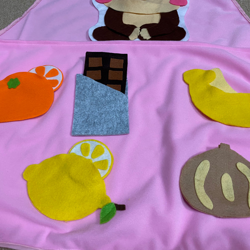 くいしんぼうゴリラ エプロンシアター おもちゃ・人形 Pear 8