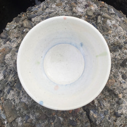 リングと色釉の雫　茶碗 4枚目の画像